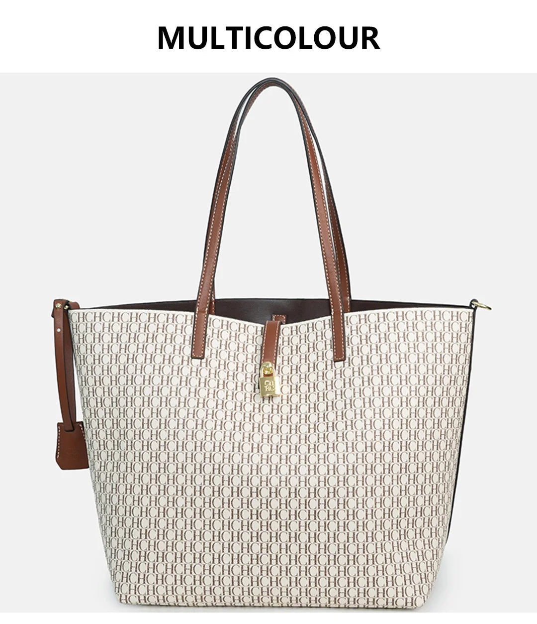 Light Plain Color Shoulder Bag